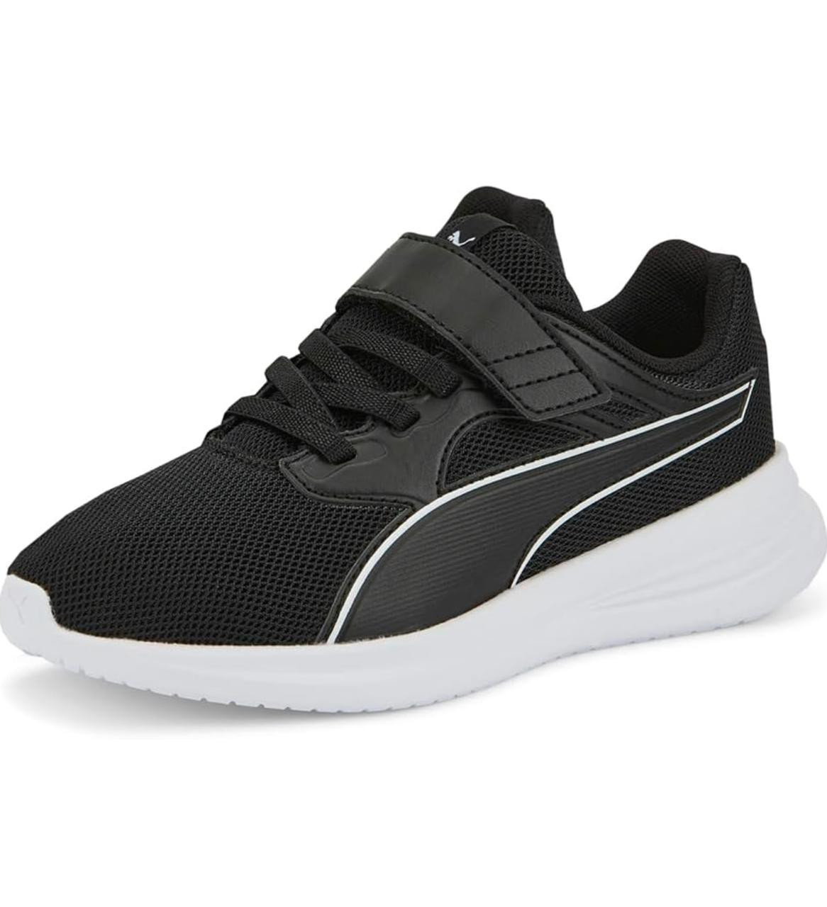 PUMA Kids Boys Transport Ac+ Slip On Running Sneakers Shoes - Black