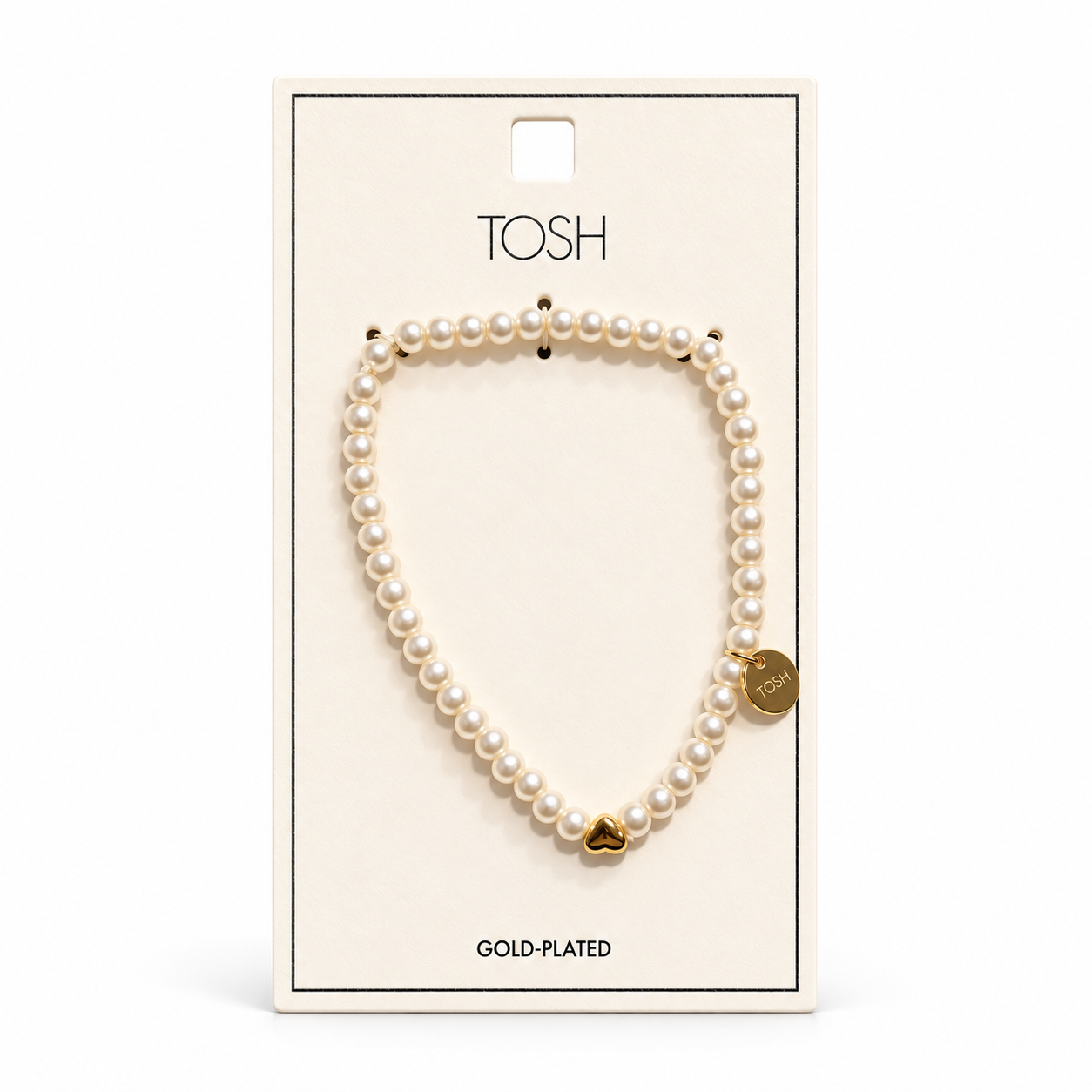 Elegant TOSH pearl bracelet